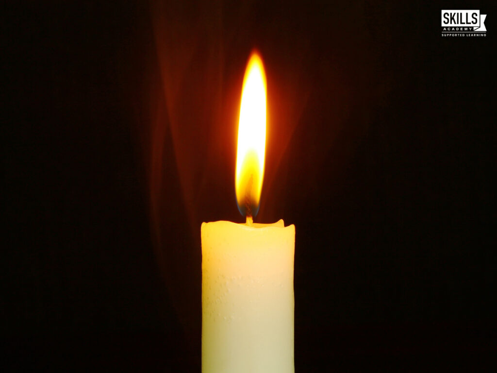 Candle in a dark room. Loadshedding and Your ICB Online Exam.